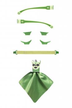 Kit accesorii pentru ochelari de soare mokki click&change, verde