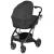 Carucior 2 in 1 skiddou moss onyx, negru