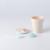 Set diversificare hrana bebelusi miniware little foodie, 100% din materiale naturale biodegradabile, 6 piese, vanilla aqua