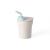 Set diversificare hrana bebelusi miniware little foodie, 100% din materiale naturale biodegradabile, 6 piese, vanilla aqua