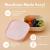 Set 3 boluri pentru hrana bebelusi miniware snack bowl, 100% din materiale naturale biodegradabile, aqua+grey+keylime