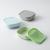 Set 3 boluri pentru hrana bebelusi miniware snack bowl, 100% din materiale naturale biodegradabile, aqua+grey+keylime