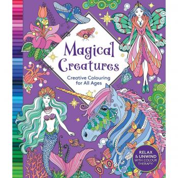 Carte de colorat Deluxe Creative Magical Creatures Alligator AB3417DCMCB