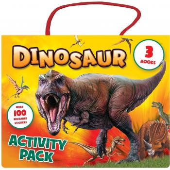 Set carti de colorat cu stickere Dinozaur Activity Pack Alligator AB3154DISAP2
