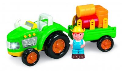 Tractor muzical cu remorca RS Toys