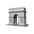 Puzzle 3d arcul de triumf, 216 piese