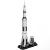 Cubic fun - puzzle 3d nasa - apollo saturn v 136 piese