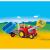 Playmobil - 1.2.3 tractor cu remorca