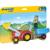 Playmobil - 1.2.3 tractor cu remorca