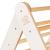 Scara din lemn pentru copii - triunghi de catarare tip pikler montessori, alb, meowbaby