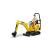 Bruder - micro excavator jcb 8010 cts si muncitor