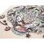 Puzzle Lemn Tigru, 135 piese, 30x22.5 cm Grafix GR400062