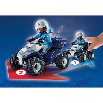 Playmobil - vehicul pullback de politie