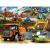 Puzzle vehicule de constructii, 100 piese