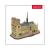 Cubic fun - puzzle 3d+brosura-notre dame paris 128 piese