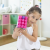 Cuburi mari de construit  in cutie - Unicorn (100 piese)