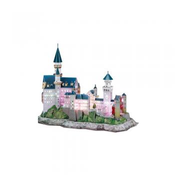 Cubic fun - puzzle 3d led castelul neuschwanstein 128 piese