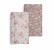 Saltea pentru masa de infasat bebe, impermeabila, fata dubla, peony dreamland by babysteps