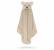 Prosop din fibra de bambus cu gluga pentru bebelusi si copii, teddy beige, marimea s 85x90cm