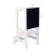 Inaltator learning tower ajustabil cu tabla de scris, ajutor de bucatarie meowbaby   , lemn alb