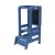 Inaltator learning tower ajustabil cu tabla de scris, ajutor de bucatarie meowbaby   , lemn albastru inchis