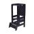 Inaltator learning tower ajustabil cu tabla de scris, ajutor de bucatarie meowbaby   , lemn negru