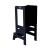 Inaltator learning tower ajustabil cu tabla de scris, ajutor de bucatarie meowbaby   , lemn negru