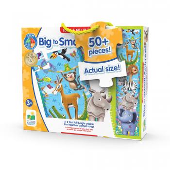 Puzzle inalt de podea - animale de la mici la mari