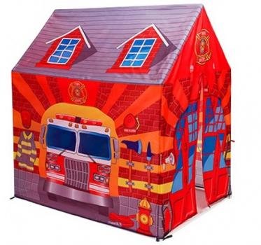 Cort pentru copii de joaca pentru interior sau exterior Garaj Pompieri GLOBO