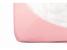 Cearceaf cu elastic jerse din bumbac roz 120/60 cm