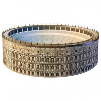 Puzzle 3d colosseum, 216 piese