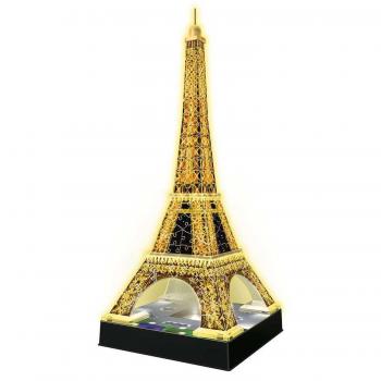 Puzzle 3d turnul eiffel noaptea, 216 piese