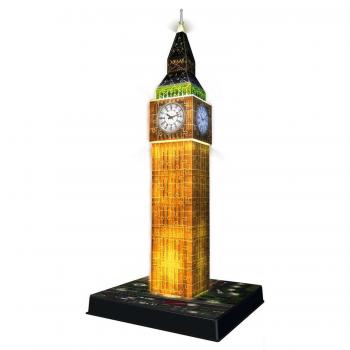 Puzzle 3d big ben, editie luminoasa, 216 piese