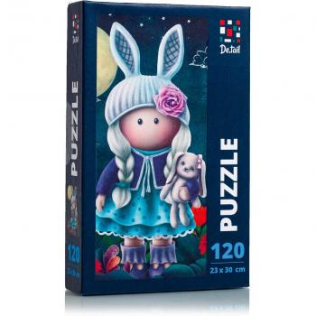 Puzzle Little Bunny Doll, 23x30 cm, 120 piese De.tail DT100-01