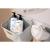 Set 3 cosuri depozitare Childhome 21x14x10 cm/14x10x10 cm Gri