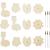 Set de creatie notite animale, 6 buc, haba