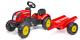 Tractor cu pedale si remorca pentru copii, falk ,rosu, 2058l
