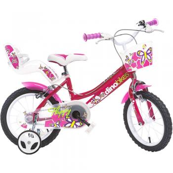 Bicicleta copii Dino Bikes 14` Flappy fuchsia