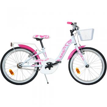 Bicicleta copii Dino Bikes 20` City Smarty alb