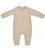 Salopeta cu fermoar si buline girafa, babycosy, 100% bumbac organic, mink (marime: 12-18 luni)