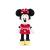 Jucarie de plus disney minnie cu rochita rosie, 80 cm