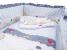 Lenjerie MyKids Teddy Friends Gri 4+1 Piese M2 120x60