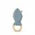 Jucarie dentitie din bumbac cu inel din lemn, albastru, grunspecht 571-v3