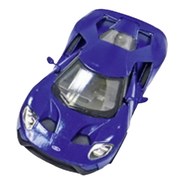 Masinuta Die Cast Ford GT 2017, Scara 1:38, 12.5 Cm, albastra