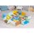 Salteluta de joaca din spuma eva, educativa, cu 25 de piese ecotoys 32511 - multicolor