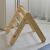 Scara din lemn pentru copii - triunghi de catarare tip pikler montessori, natural, meowbaby