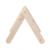 Scara din lemn pentru copii - triunghi de catarare tip pikler montessori, natural, meowbaby