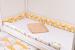 Aparatori cuburi pentru pat casuta montesorri 90x200 cm model albinute galben