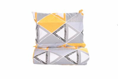 Lenjerie patut gradinita 3 piese patut stivuibil bumbac 100% model forme geometrice