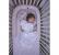 Suport de dormit babynest 2in1 bara protectie patut premium in alb by babysteps, 95x53 cm